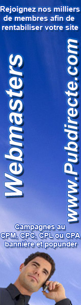 Pubdirecte.com - R�gie Pub internet